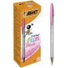 Bic Cristal Fun Boligrafo de Bola - Punta Gruesa de 1.6mm - Tinta con Base de Aceite - Color Rosa