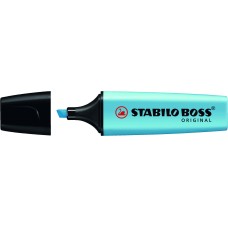 Stabilo Boss 70 Rotulador Marcador Fluorescente - Trazo entre 2 y 5mm: Color Azul Fluorescente (CAJA 10 UNID)