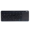 NGS TV Warrior Teclado Multimedia Inalambrico con Touchpad 2.4 GHz - Color Negro