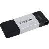 Kingston DataTraveler 80 Memoria USB Tipo C 32GB - USB-C 3.2 Gen 1 - 200 MB/s en Lectura - Con Tapa - Diseño Metalico (Pendrive)