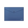 Erichkrause Fizzy Classic Sobre Portadocumentos A4 - Fabricado en Plastico Opaco - Textura Rugosa - Color Azul (12 UNID).