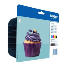 Brother Original LC123 Multipack 4 Colores  (LC123VALBP)